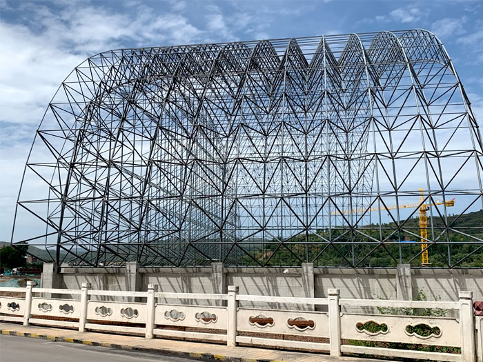 高碑店山寨矿储煤棚网架